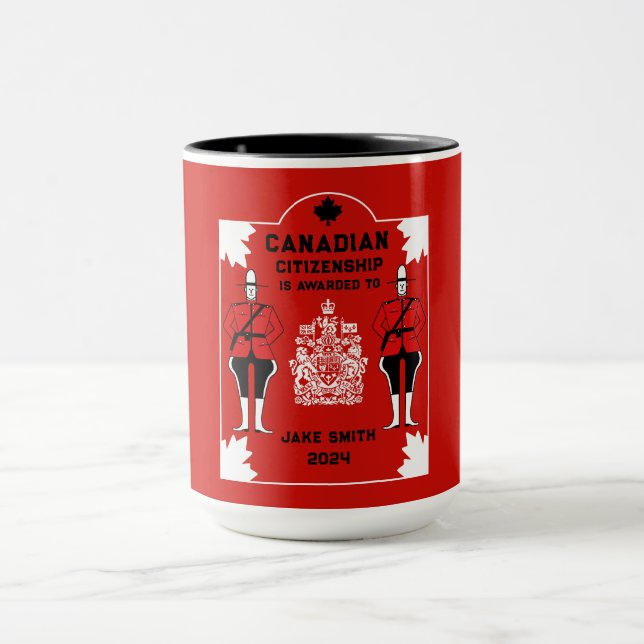 Canadian Citizenship Celebration Gift Mug (Center)