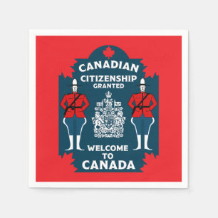 Canadian Citizenship Celebration Gift Napkin