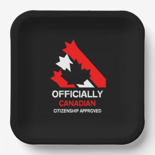 Canadian Citizenship Celebration Paper Plate