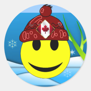Canadian Classic Round Sticker