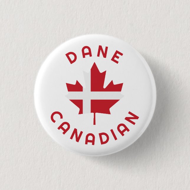 Canadian Dane  Roots 3 Cm Round Badge (Front)