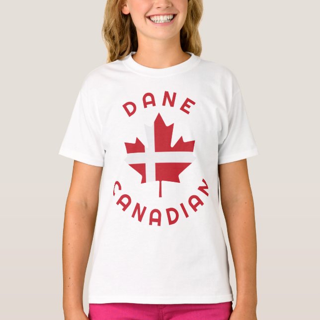 Canadian Dane  Roots T-Shirt (Front)