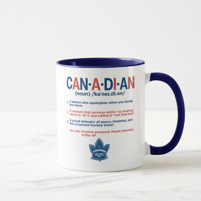 Canadian Definition  Mug (Right)