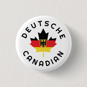 Canadian Deutsche Roots 3 Cm Round Badge