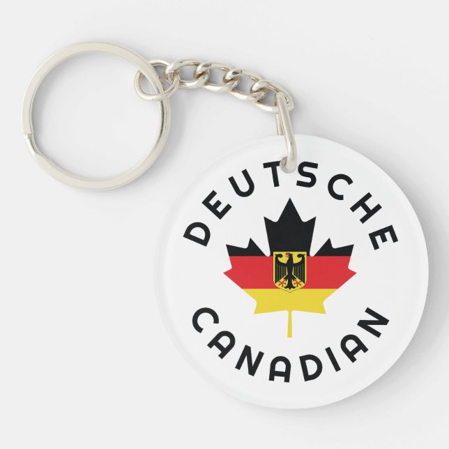 Canadian Deutsche Roots Key Ring (Front)