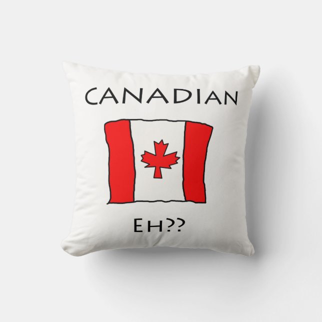 Canadian, Eh? Cushion (Front)