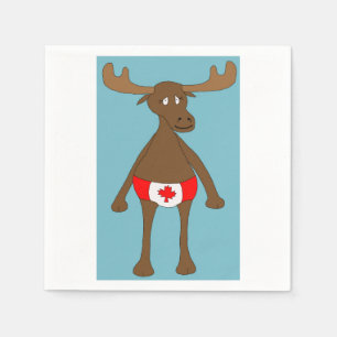 Canadian, Eh? Moose Napkin