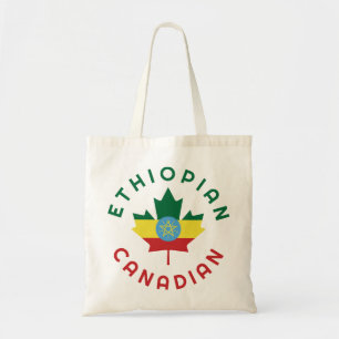 Canadian Ethiopian Roots Tote Bag