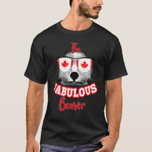 Canadian Flag 1st of July The Fabulous Beaver Cana T-Shirt