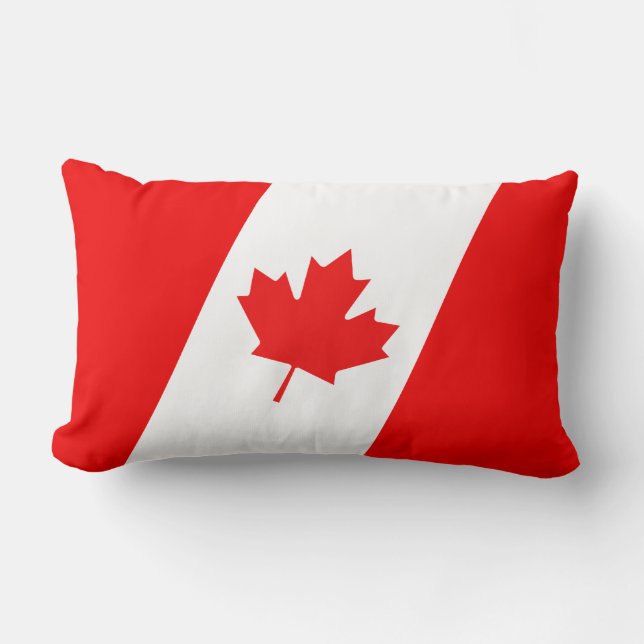 Canadian Flag American MoJo Pillow (Front)