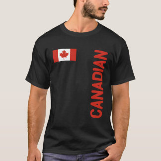 Canadian Flag And Canada Roots T-Shirt