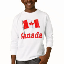 Canadian Flag and Text