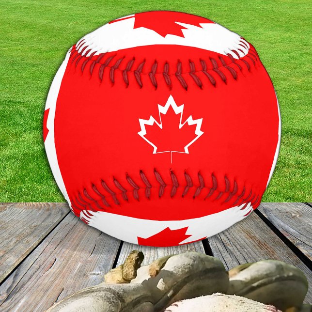 Canadian Flag baseballs, Canada / Baseball Balls (Creator Uploaded)