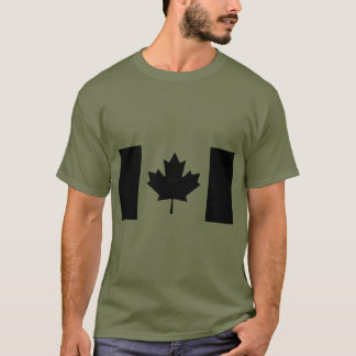 Canadian Flag: Blackout T-Shirt