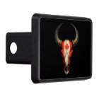 Canadian Flag Bull Skull