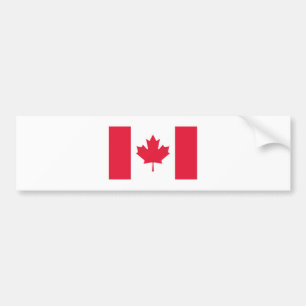 Canadian Flag Bumper Sticker