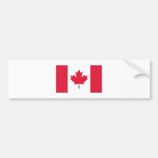 Canadian Flag Bumper Sticker