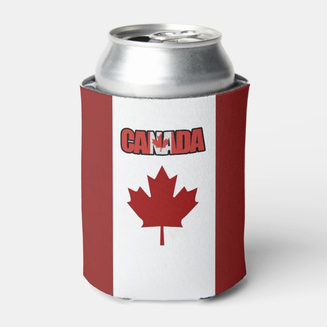 Canadian flag can cooler (Can Front)