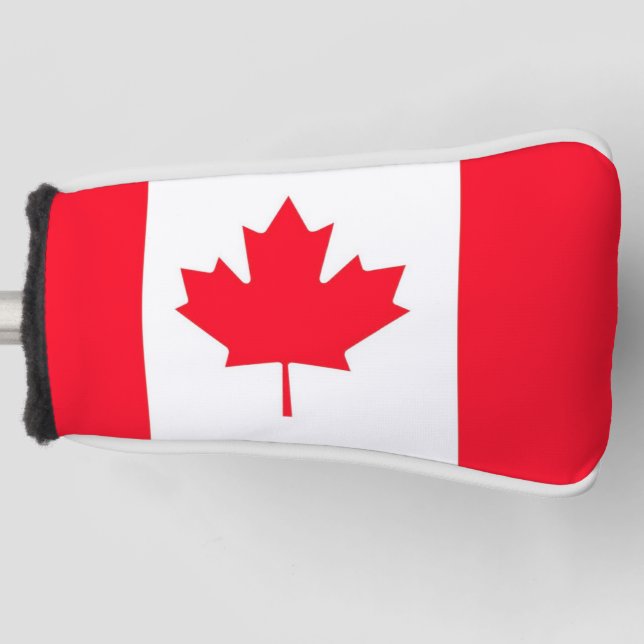 Canadian flag. CANADA. Golf Head Cover (Front)