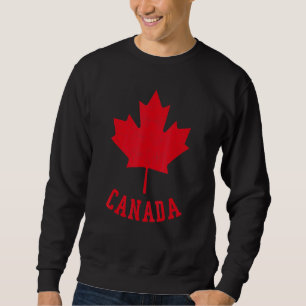 Canadian Flag Canada Independece Maple Leaf Men W Sweatshirt