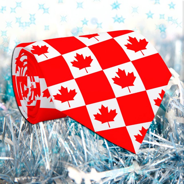 Canadian Flag & Canada travel, business /sports Ne Tie (Creator Uploaded)