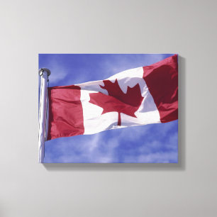 Canadian flag canvas print