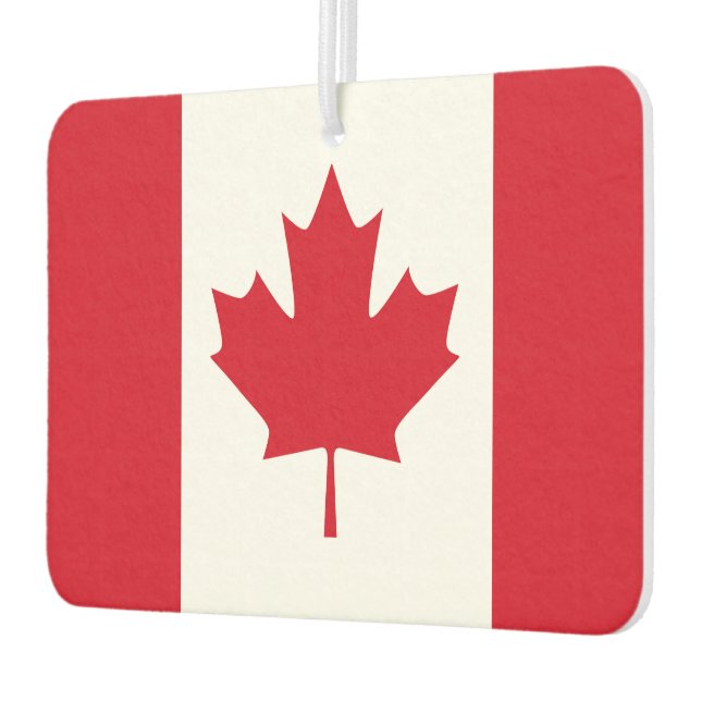 Canadian Flag Car Air Freshener (Left)