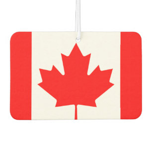 Canadian flag car air freshener