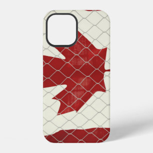 Canadian Flag. Chain Link Fence. Rustic. Cool. iPhone 12 Case