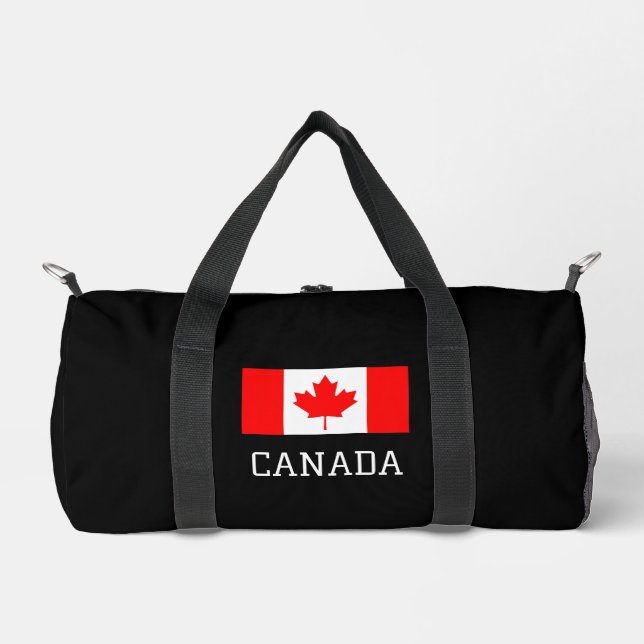 Canadian flag custom colour duffle bag (Front)