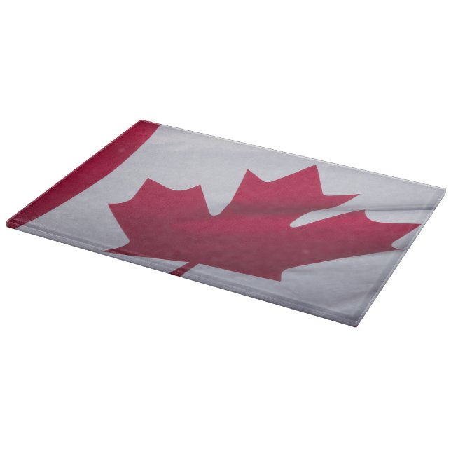 Canadian Flag. Cutting Board (Corner)