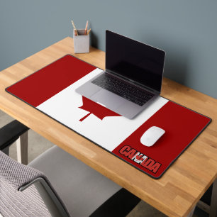 Canadian flag desk mat