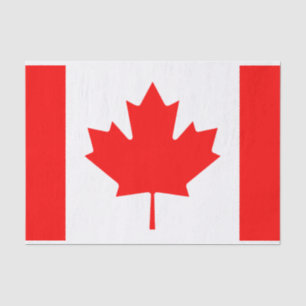 Canadian flag DIY gift wrapping tissue paper