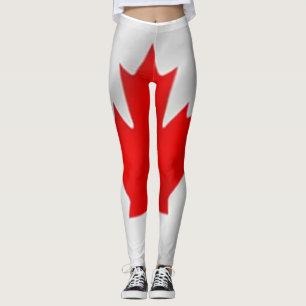 Canadian Flag Fashion Leggings