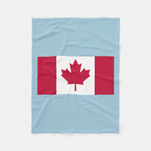 Canadian Flag Fleece Blanket
