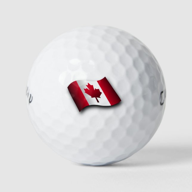 Canadian flag      golf balls (Front)