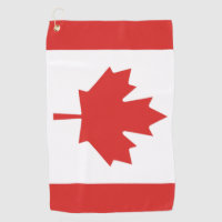 Canadian Flag Golf Towel