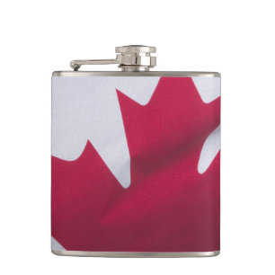 Canadian Flag. Hip Flask