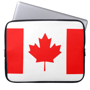 Canadian Flag image for Neoprene Laptop Sleeve