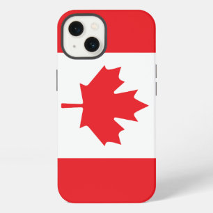 Canadian Flag in Red and White with Maple Leaf iPhone 13 Case