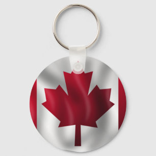 Canadian Flag Key Ring
