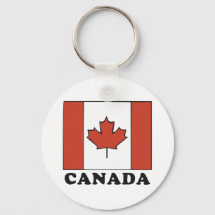 Canadian Flag Key Ring