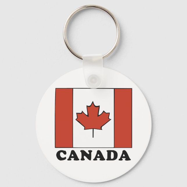 Canadian Flag Key Ring (Front)