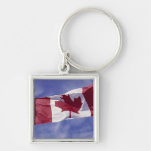 Canadian flag key ring
