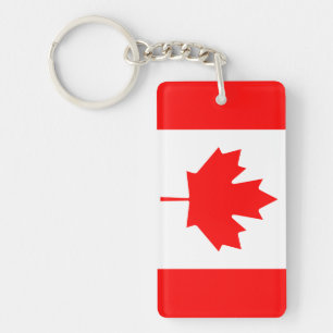 Canadian Flag Key Ring