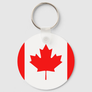 Canadian flag key ring