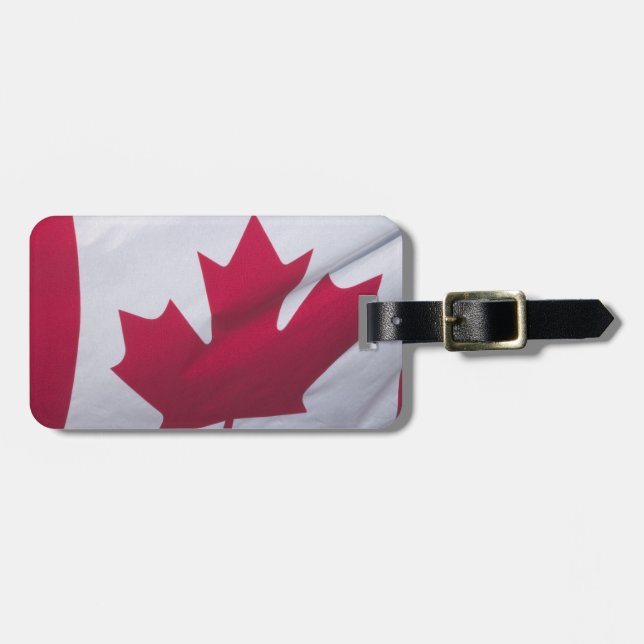 Canadian Flag. Luggage Tag (Front Horizontal)