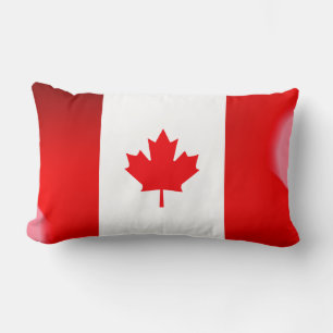Canadian flag lumbar cushion
