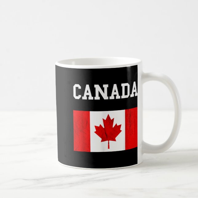 Canadian Flag Maple Leaf Canadian Flag  Coffee Mug (Right)