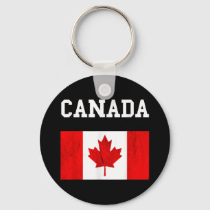 Canadian Flag Maple Leaf Canadian Flag  Key Ring